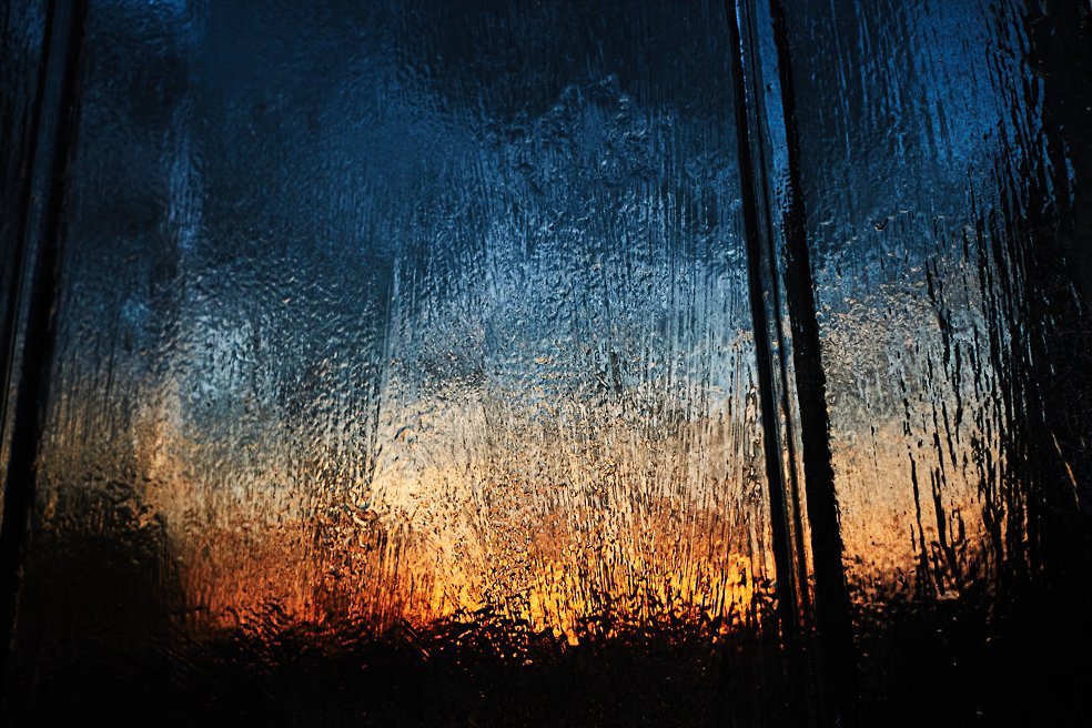sunset on the gate of the lord