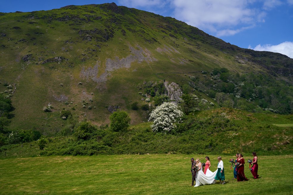 Llyn Gwynant barns wedding photography