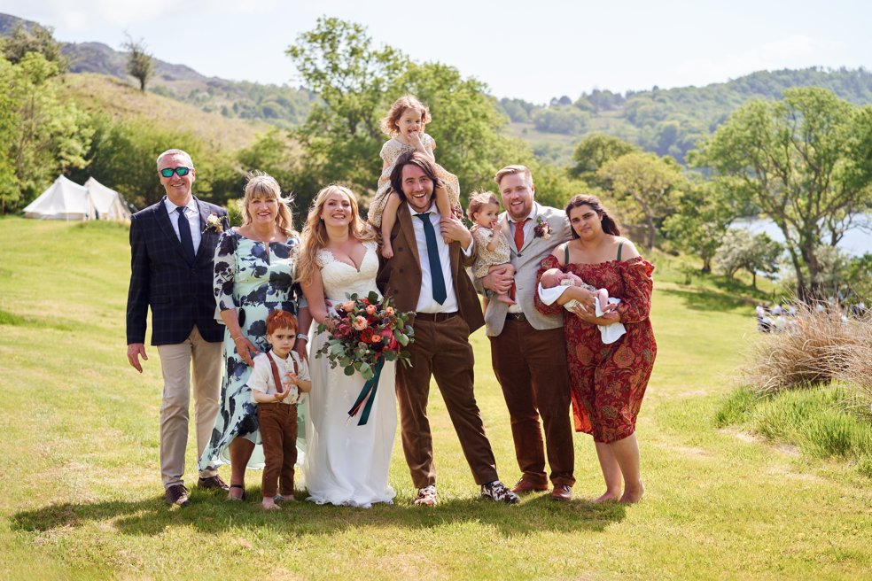 Llyn Gwynant barns wedding photography