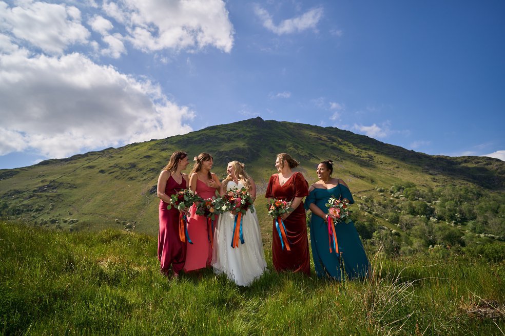 Llyn Gwynant barns wedding photography