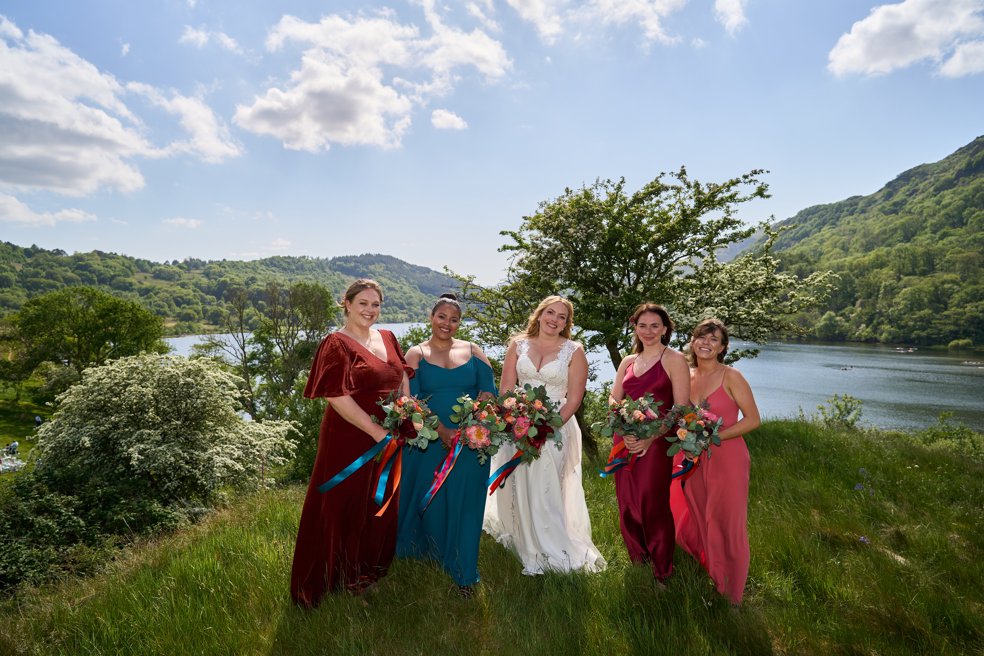 Llyn Gwynant barns wedding photography