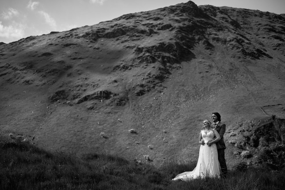 Llyn Gwynant barns wedding photography