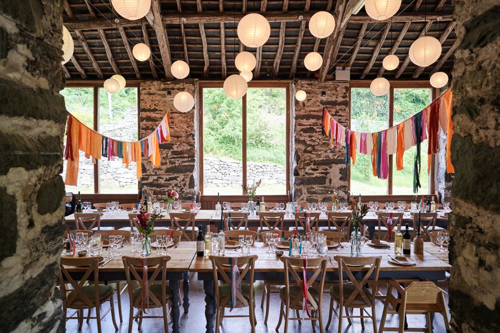 Llyn Gwynant barns wedding photography
