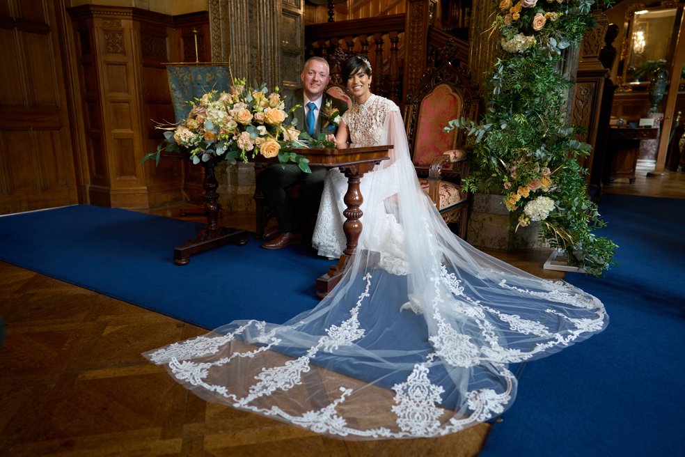 Holker Hall wedding photography