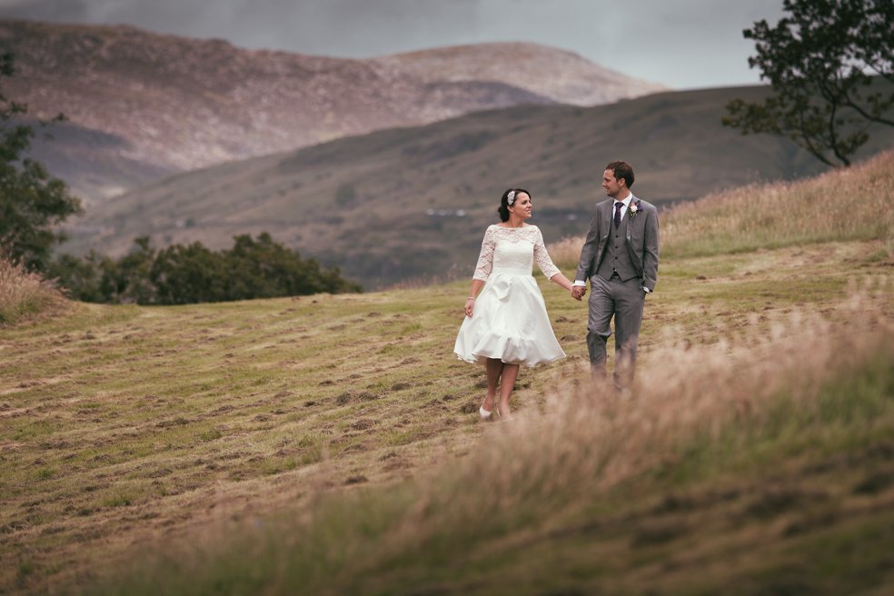 First wedding at Llyn Gwynant Barns