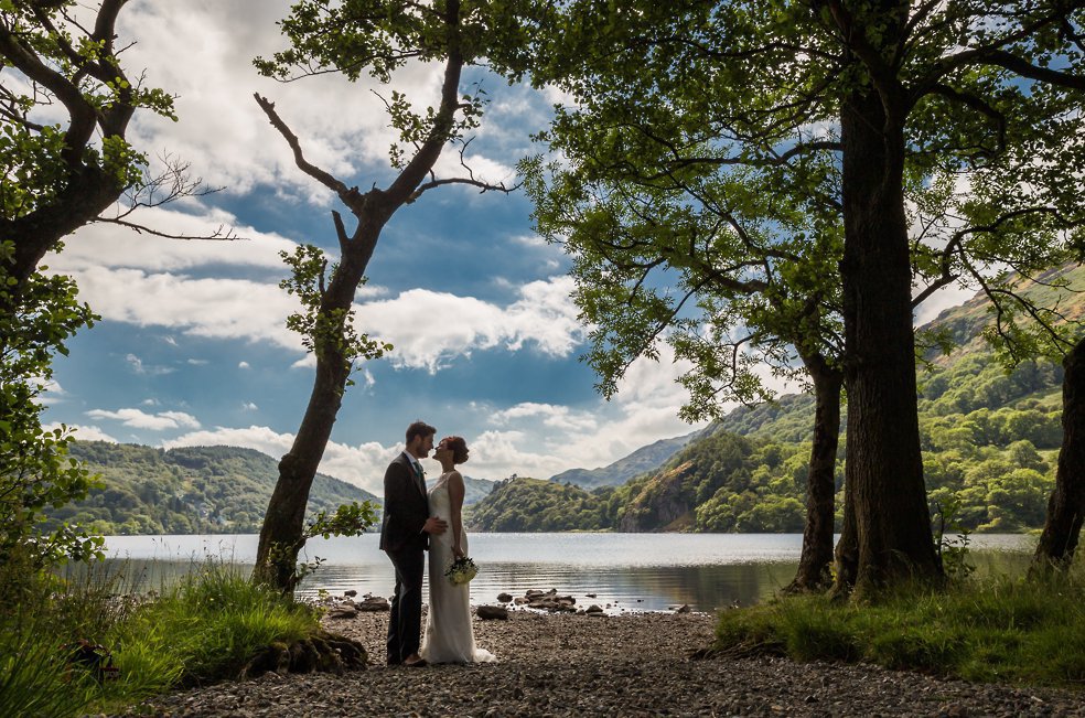 Couple by Llyn Gwynant
